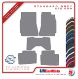 Nissan Skyline R33 GTST 1994-1998 Grey Tailored Carpet Car Mats HITECH