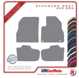 Nissan Leaf 2010-2013 Grey Tailored Carpet Car Mats HITECH