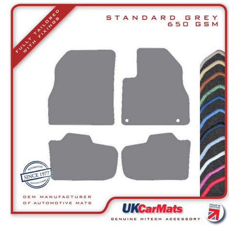 Nissan Leaf 2010-2013 Grey Tailored Carpet Car Mats HITECH