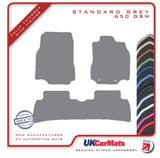 Nissan Cube 2008-2014 Grey Tailored Carpet Car Mats HITECH