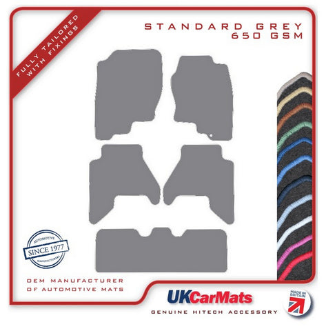 Nissan Pathfinder R51 7 Seater 2005-2012 Grey Tailored Carpet Car Mats HITECH