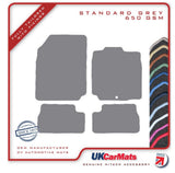 Nissan Micra Mk3 Facelift K12C (With Oem Fixing) 2008-2010 Grey Tailored Carpet Car Mats HITECH