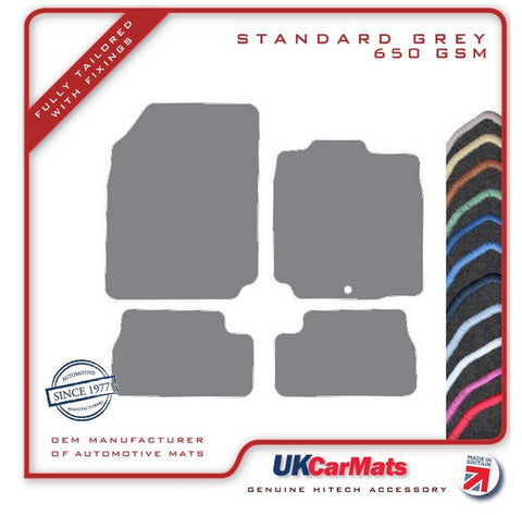 Nissan Micra Mk3 Facelift K12C (With Oem Fixing) 2008-2010 Grey Tailored Carpet Car Mats HITECH