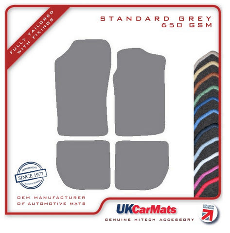 Peugeot 306 Cabriolet 1994-2003 Grey Tailored Carpet Car Mats HITECH