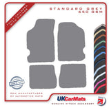 Peugeot 106 2000-2004 Grey Tailored Carpet Car Mats HITECH