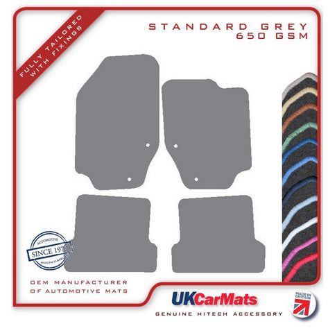 Peugeot 307 Coupe Cabriolet 2003-2006 Grey Tailored Carpet Car Mats HITECH