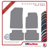 Peugeot 407 Coupe 2006-2010 Grey Tailored Carpet Car Mats HITECH