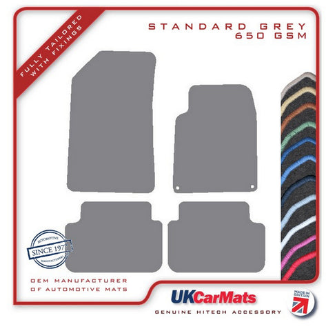 Peugeot 407 Coupe 2006-2010 Grey Tailored Carpet Car Mats HITECH