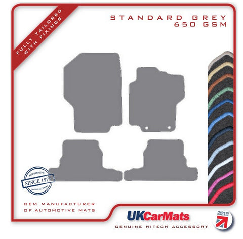 Peugeot 1007 2004-2009 Grey Tailored Carpet Car Mats HITECH