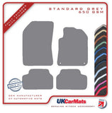 Peugeot 308 2013-2021 Grey Tailored Carpet Car Mats HITECH
