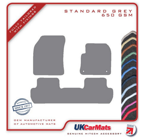 Peugeot 3008 Facelift 2021 onwards Grey Tailored Carpet Car Mats HITECH