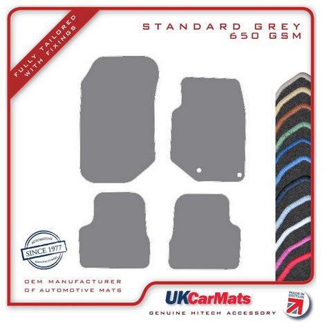 Peugeot 208 2019 onwards Grey Tailored Carpet Car Mats HITECH
