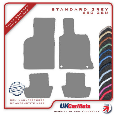 Porsche 911 (992) 2019 onwards Grey Tailored Carpet Car Mats HITECH