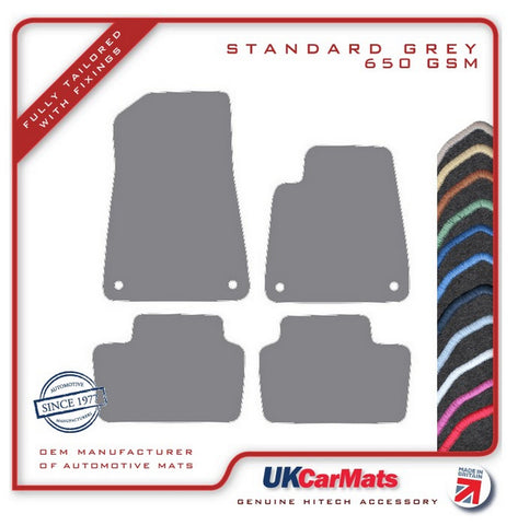Polestar 2 2020 onwards Grey Tailored Carpet Car Mats HITECH