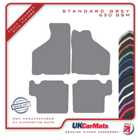 Mini Original 1970-2001 Grey Tailored Carpet Car Mats HITECH