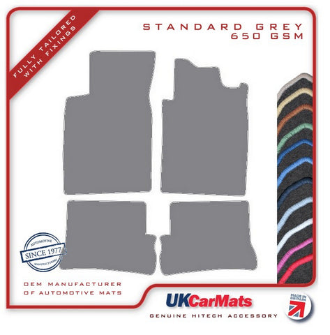 Renault Megane I Cabrio & Coupe 1996-2002 Grey Tailored Carpet Car Mats HITECH