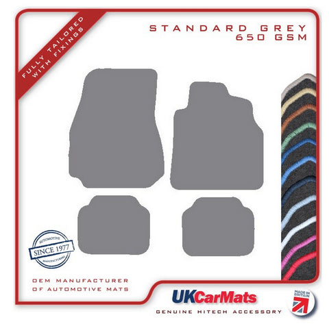 Renault Megane II Cabrio & Coupe 2003-2009 Grey Tailored Carpet Car Mats HITECH
