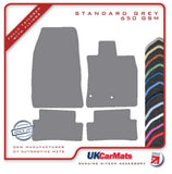 Renault Modus 2004-2012 Grey Tailored Carpet Car Mats HITECH