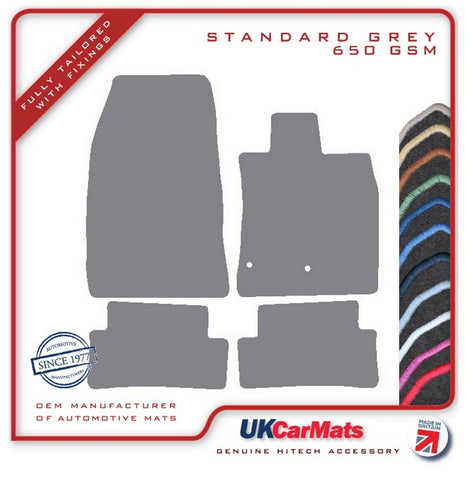 Renault Modus 2004-2012 Grey Tailored Carpet Car Mats HITECH