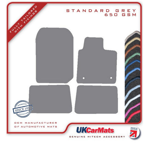 Renault Twingo 2007-2014 Grey Tailored Carpet Car Mats HITECH