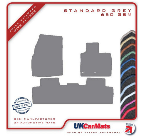 Renault Scenic 2009-2016 Grey Tailored Carpet Car Mats HITECH