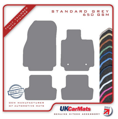 Renault Clio IV 2012-2019 Grey Tailored Carpet Car Mats HITECH