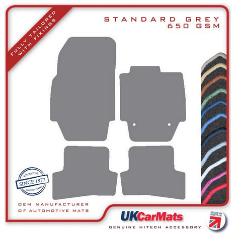 Renault Captur 2013-2020 Grey Tailored Carpet Car Mats HITECH