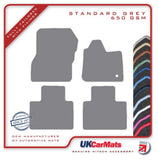 Renault Zoe 2013-2021 Grey Tailored Carpet Car Mats HITECH