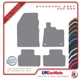 Renault Captur 2020 onwards Grey Tailored Carpet Car Mats HITECH