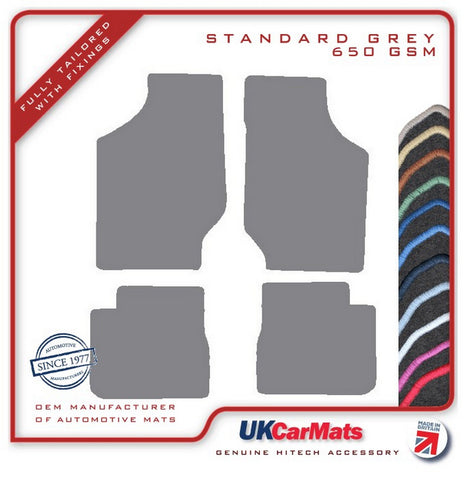 Subaru Justy 1987-1996 Grey Tailored Carpet Car Mats HITECH