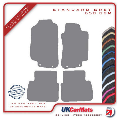 Saab 9/5 1998-2009 Grey Tailored Carpet Car Mats HITECH