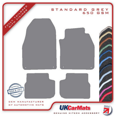 Saab 9/3 Convertible 2003-2011 Grey Tailored Carpet Car Mats HITECH