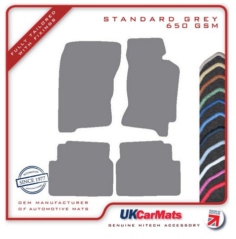 Subaru Forester 1997-2002 Grey Tailored Carpet Car Mats HITECH