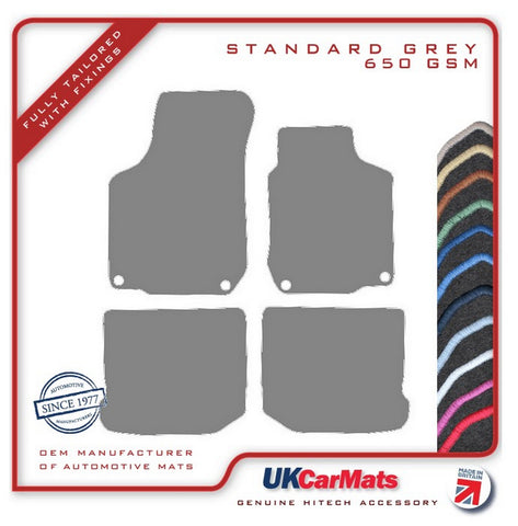 Skoda Octavia 1996-2004 Grey Tailored Carpet Car Mats HITECH