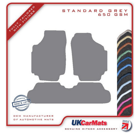 Suzuki Wagon R 2000-2003 Grey Tailored Carpet Car Mats HITECH