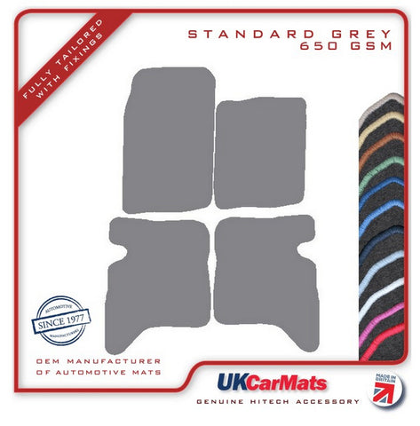 Suzuki Grand Vitara 5dr 1998-2005 Grey Tailored Carpet Car Mats HITECH