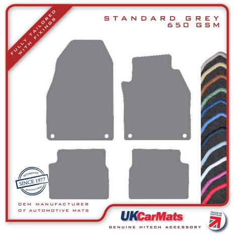 Saab 9/3 Saloon/Estate 2002-2011 Grey Tailored Carpet Car Mats HITECH