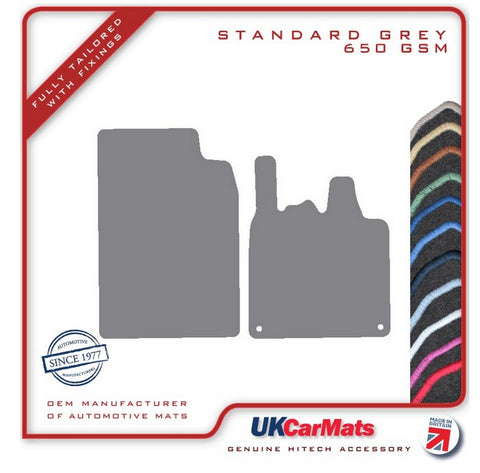 Smartcar Fortwo (451) 2007-2014 Grey Tailored Carpet Car Mats HITECH