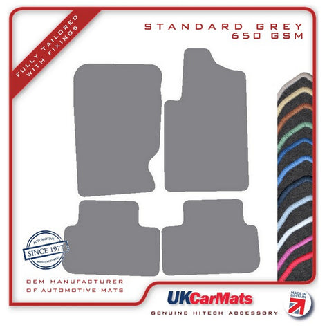 Ssangyong Rexton 2001 onwards Grey Tailored Carpet Car Mats HITECH