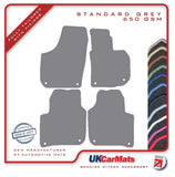 Skoda Superb 2008-2015 Grey Tailored Carpet Car Mats HITECH