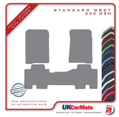 Ssangyong Kyron 2006-2010 Grey Tailored Carpet Car Mats HITECH