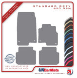 Smartcar Forfour 2004-2006 Grey Tailored Carpet Car Mats HITECH