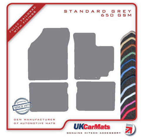 Suzuki Celerio 2015 onwards Grey Tailored Carpet Car Mats HITECH