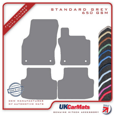 Skoda Octavia 2013-2020 Grey Tailored Carpet Car Mats HITECH