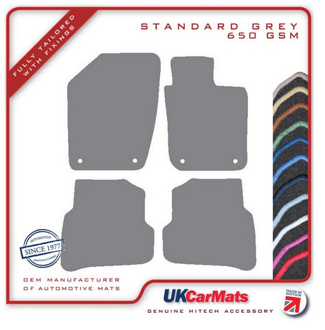 Skoda Fabia 2015-2021 Grey Tailored Carpet Car Mats HITECH