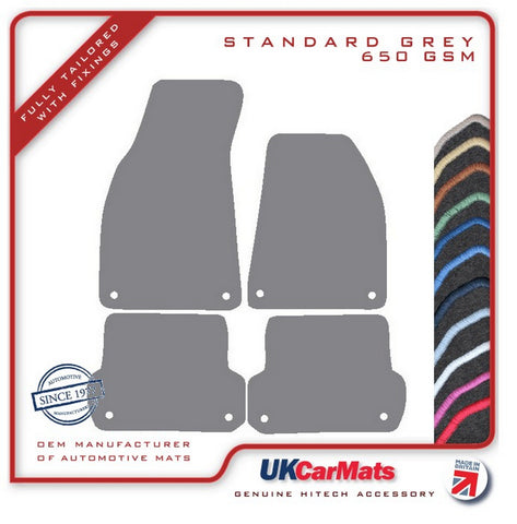 Seat Exeo 2008-2013 Grey Tailored Carpet Car Mats HITECH
