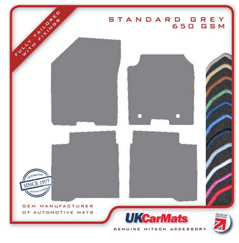 Suzuki Baleno 2015-2019 Grey Tailored Carpet Car Mats HITECH