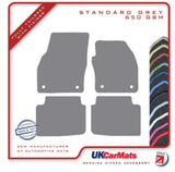 Skoda Kamiq 2019 onwards Grey Tailored Carpet Car Mats HITECH