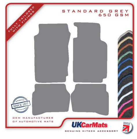 Toyota Corolla 1987-1992 Grey Tailored Carpet Car Mats HITECH