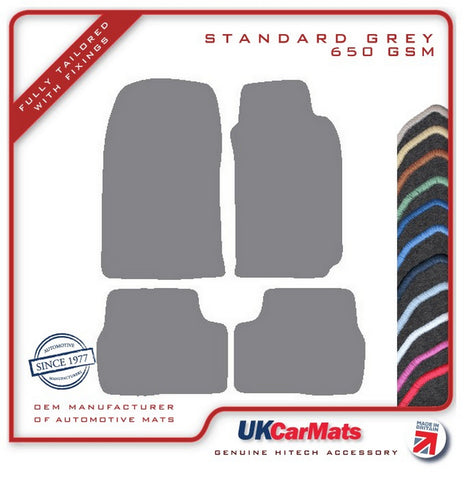 Toyota Supra 1986-1992 Grey Tailored Carpet Car Mats HITECH